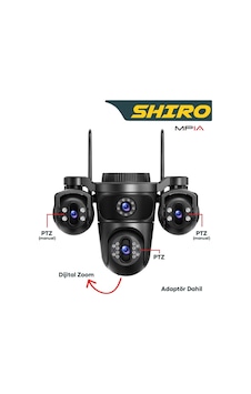 Mpıa Shıro 16 Mp Full Hd 4 Lensli Wi-fi Güvenlik İp Kamera Mpıa Shıro 16 Mp Full Hd 4 Lensli Wi-fi Güvenlik İp Kamera
