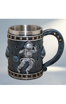 Dikkat Çekici Astronot Tasarımlı Kupa Bardak 12x7 Dikkat Çekici Astronot Tasarımlı Kupa Bardak 12x7