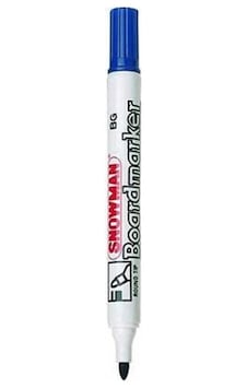 Snowman Broadmarker Mavi Tahta Kalemi