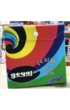 Yerli Goyal Pastel Boya Çantalı 24 Renk Ptl-224