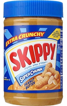 Skippy Fıstık Parçacıklı Yer Fıstığı Ezmesi 454GR Skippy Fıstık Parçacıklı Yer Fıstığı Ezmesi 454GR