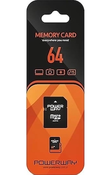 Powerway Pwr-64 64 Gb Micro Sd Hafıza Kartı Class 10 Diğer