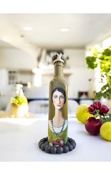 500 Ml El Yapımı Kadın Portreli Cam Yağdanlık Sosluk, Sirkelik, Mutfak & Sofra Aksesuarı, Sunum Yeşil, 500 Ml El Yapımı Kadın Portreli Cam Yağdanlık Sosluk, Sirkelik, Mutfak & Sofra Aksesuarı, Sunum Yeşil,