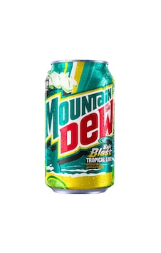 Mountain Dew Baja Blast Tropical Lime 355ml Mountain Dew Baja Blast Tropical Lime 355ml