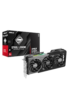 Asrock Amd Radeon Rx 9070 Xt Steel Legend Dark 16gb