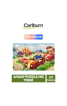 Özel Seri Eğitici Zeka Geliştirici Öğretici El Göz Koordinasyonu Ahşap Puzzle Hız Treni - 24 Parça Özel Seri Eğitici Zeka Geliştirici Öğretici El Göz Koordinasyonu Ahşap Puzzle Hız Treni - 24 Parça