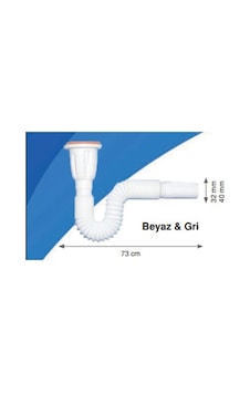 Krom Körüklü Lavabo Sifonu Krom Körüklü Lavabo Sifonu