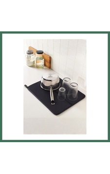 En-cag Siyah Renkli Ekstra Emici Bulaşık Kurutma Matı & Mutfak Tezgah Üstü Örtüsü 45x34 Cm Bss En-cag Siyah Renkli Ekstra Emici Bulaşık Kurutma Matı & Mutfak Tezgah Üstü Örtüsü 45x34 Cm Bss