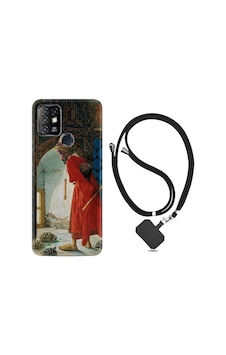 Infinix Hot 10 Kılıf Boyun Askılı Moons 1355 Infinix Hot 10 Kılıf Boyun Askılı Moons 1355