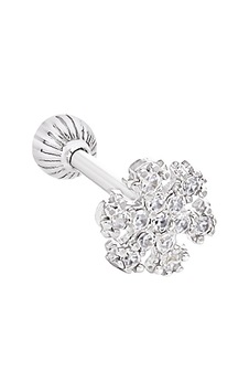Gümüş Kartanesi Tragus Piercing Gpc04as Altınsepeti Beyaz Gümüş Kartanesi Tragus Piercing Gpc04as Altınsepeti Beyaz