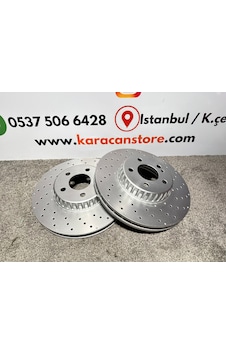 Mercedes W205 Kasa Amg Sport Delikli Ön Fren Diski Takımı Mercedes W205 Kasa Amg Sport Delikli Ön Fren Diski Takımı