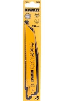 DEWALT DT2384 TILKI KUYRUĞU TESTERE BIÇAĞI 152MM
