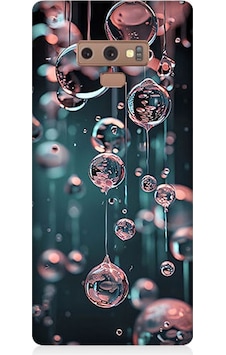 Samsung Galaxy Note 9 Uyumlu Cam Baloncuklar Desenli Silikon Kılıf Samsung Galaxy Note 9 Uyumlu Cam Baloncuklar Desenli Silikon Kılıf