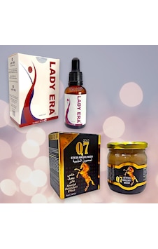 Q7 Gold Ballı Bitkisel Karışımlı Macun 50 Gram + Lady E.r.a 30 Ml Bayan D.e.stek.leyici Damla Q7 Gold Ballı Bitkisel Karışımlı Macun 50 Gram + Lady E.r.a 30 Ml Bayan D.e.stek.leyici Damla
