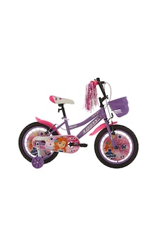 Bisan Maggıe Kız Çocuk Bisikleti 26cm V 16 Jant Lila Beyaz Çok Renkli Bisan Maggıe Kız Çocuk Bisikleti 26cm V 16 Jant Lila Beyaz Çok Renkli
