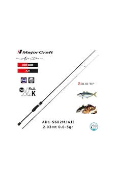 Major Craft 1g Ajido Ad1-s682m/ajı Solid 2.03mt 0.6-5gr 2p Lrf Kamış Major Craft 1g Ajido Ad1-s682m/ajı Solid 2.03mt 0.6-5gr 2p Lrf Kamış
