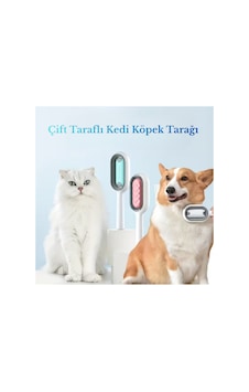Çift Taraflı Kedi Köpek Tarağı Masaj Etkili Buharlı Kedi Fırçası Su Hazneli Tüy Toplayacı Tarak - 789660620 Çift Taraflı Kedi Köpek Tarağı Masaj Etkili Buharlı Kedi Fırçası Su Hazneli Tüy Toplayacı Tarak - 789660620