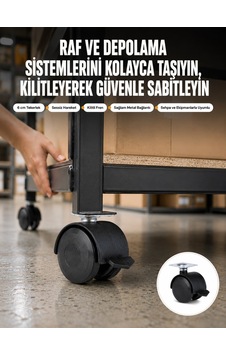6 Cm Kilitli Tekerlek Ayak 4 Adet Sehpa Ve Ekipman Cmayak-6-ab324 Diğer 6 Cm Kilitli Tekerlek Ayak 4 Adet Sehpa Ve Ekipman Cmayak-6-ab324 Diğer