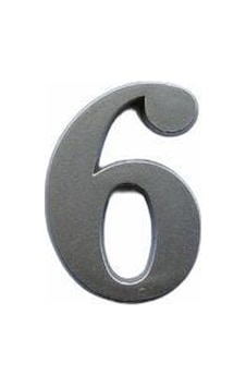 Cemax İtalik 6 Rakamı 5 Cm Saten Yapışkanlı Cemax İtalik 6 Rakamı 5 Cm Saten Yapışkanlı