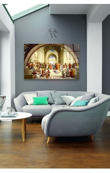 Kanvas Tablo Raphael Atina Okulu Dekoratif Cam Tablo 50 X 70 Kanvas Tablo Raphael Atina Okulu Dekoratif Cam Tablo 50 X 70