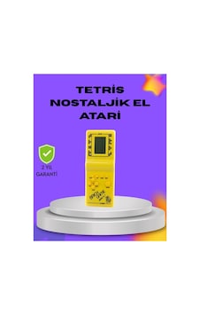 Klasik Tetris Oyunu El Konsolu Taşınabilir Pil İle Çalışan Retro El Aterisi - Wısıpı5682-8