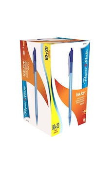 Papermate 100 Rt Ulv Üstten Basmalı Kalem Mavi 100 Lüs0977440 100adet 1 Paket Çok Renkli Papermate 100 Rt Ulv Üstten Basmalı Kalem Mavi 100 Lüs0977440 100adet 1 Paket Çok Renkli
