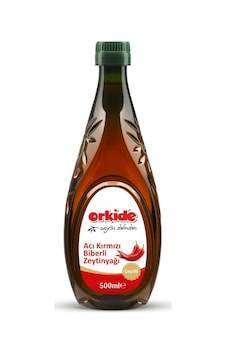 Orkide Acı Kırmızı Biberli Zeytinyağı 500 ML Orkide Acı Kırmızı Biberli Zeytinyağı 500 ML