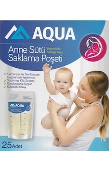 Aqua Anne Sütü Saklama Poşeti Çok Renkli Aqua Anne Sütü Saklama Poşeti Çok Renkli