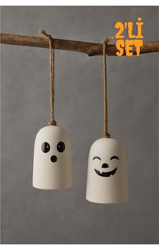 Halloween Cadılar Bayramı Hayalet Temalı Booo & Hahaha Asılabilir Dekor 2'li Beyaz - 762088249 Halloween Cadılar Bayramı Hayalet Temalı Booo & Hahaha Asılabilir Dekor 2'li Beyaz - 762088249