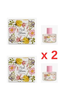 Koton Parfüm Pink Bloom 60 Ml Çiçeksi - Vanilya 2'li Koton Parfüm Pink Bloom 60 Ml Çiçeksi - Vanilya 2'li