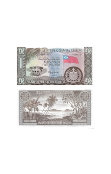 Batı Samoa 2020 Yılı 5 Pound Yabancı Kağıt Para Çil Unc Koleksiyon Para Batı Samoa 2020 Yılı 5 Pound Yabancı Kağıt Para Çil Unc Koleksiyon Para