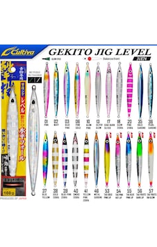 Cultiva 31874 Gekito Jig Level 100g 15.5cm Cultiva 31874 Gekito Jig Level 100g 15.5cm