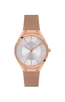 Dice Kayek Dk.1.ag1223.01 Hasır Kordon Çelik Kasa 5 Atm Suya Dayanıklı Rose Gold Renk Kadın Kol Saati Rose Gold
