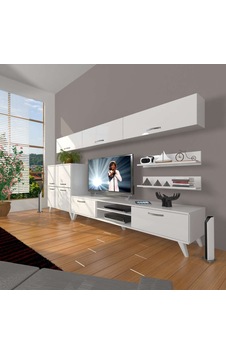 Decoraktiv Eko 8 Slm Dvd Retro Tv Ünitesi Tv Sehpası Beyaz Decoraktiv Eko 8 Slm Dvd Retro Tv Ünitesi Tv Sehpası Beyaz