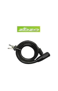 Zozo 12X80 Anahtarlı Halat Kilit Siyah Zozo 12X80 Anahtarlı Halat Kilit Siyah