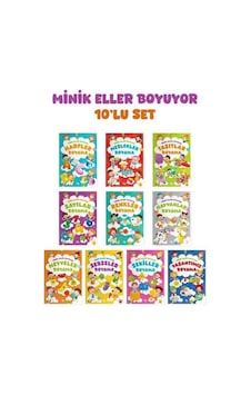 Minik Eller Boyuyor 10 Kitaplık Set Örnek Resimli