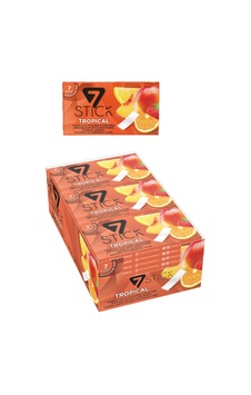 7stıck Sekersız 7lı Tropıkal Aromalı Sakız 14,5gr 24 Adet 7stıck Sekersız 7lı Tropıkal Aromalı Sakız 14,5gr 24 Adet
