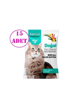 Magic Power Kedi Kumu Koku Giderici Spesiyal 25 Gr 15 Ad Magic Power Kedi Kumu Koku Giderici Spesiyal 25 Gr 15 Ad