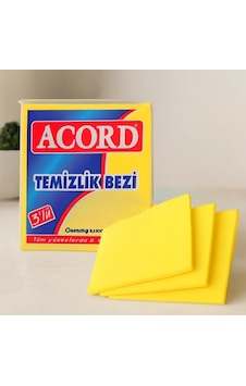 Sarı Mikrofiber Temizlik Bezi 3 Adet Sarı Mikrofiber Temizlik Bezi 3 Adet