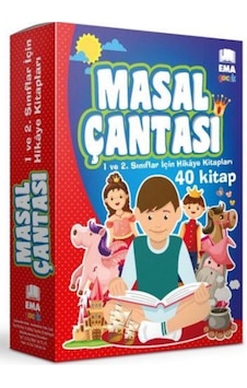 Masal Çantası 1. ve 2.Sınıf Hikaye Seti 40 Kitap - Ema Yayınları