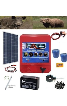 Pars Elektrikli Çit Ayı-Domuz Kovucu Mini Set 1000 Pars Elektrikli Çit Ayı-Domuz Kovucu Mini Set 1000