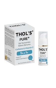 Thol's Pure+ Caffeine & Vitamin C Konsantre Bakım Serumu 15 ML Thol's Pure+ Caffeine & Vitamin C Konsantre Bakım Serumu 15 ML