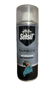 Selsil Rainbow Astar Sprey Boya Gri 400 Ml Selsil Rainbow Astar Sprey Boya Gri 400 Ml