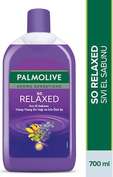 Palmolive Aroma Sensations So Relaxed Ylang Ylang Öz Yağı ve İris Özü Sıvı Sabun 700 ML Palmolive Aroma Sensations So Relaxed Ylang Ylang Öz Yağı ve İris Özü Sıvı Sabun 700 ML