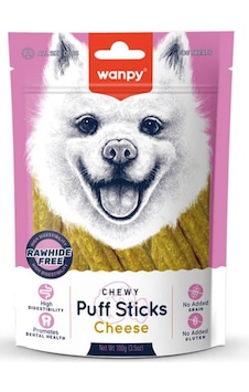 Wanpy Tahılsız Peynirli Köpek Çiğneme Ödülü 100 Gr Wanpy Tahılsız Peynirli Köpek Çiğneme Ödülü 100 Gr