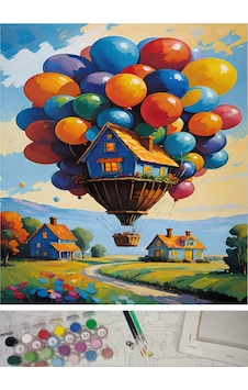 Moranka Tuval&boya Sayılarla Boyama Hobi Tuval Seti Numaralıtuval Fırça Boya Dahil Çıtalı 40x50 Cm -masal Evi 1 Adet Moranka Tuval&boya Sayılarla Boyama Hobi Tuval Seti Numaralıtuval Fırça Boya Dahil Çıtalı 40x50 Cm -masal Evi 1 Adet