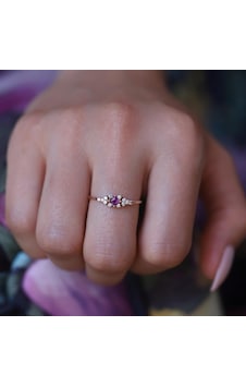 Purple Pırlanta Yüzük Purple Pırlanta Yüzük