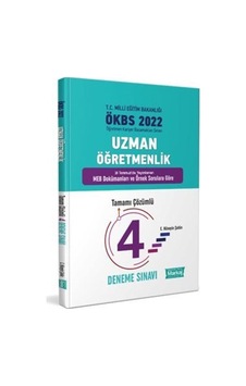 Uzman Öğretmenlik Tamamı Çözümlü 4 Deneme Sınavı / Hüseyin Şahin Uzman Öğretmenlik Tamamı Çözümlü 4 Deneme Sınavı / Hüseyin Şahin