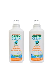 U Green Clean Organik Portakal Yağlı Bitkisel Jel Bulaşık Makinesi Deterjanı 2 x 1 L U Green Clean Organik Portakal Yağlı Bitkisel Jel Bulaşık Makinesi Deterjanı 2 x 1 L
