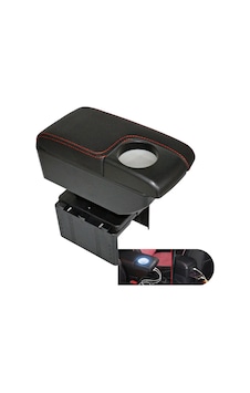 Carub Kolçak Üniversal Ayarlı Bardaklıklı 5 Usb Li Siyah Br4705724 Carub Kolçak Üniversal Ayarlı Bardaklıklı 5 Usb Li Siyah Br4705724